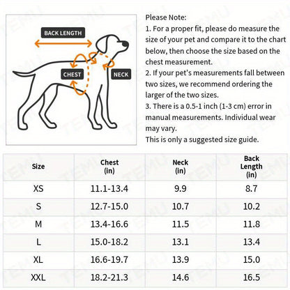, Adjustable Buckle And Double D-Ring Harness For Small, Medium, And Large Dogs