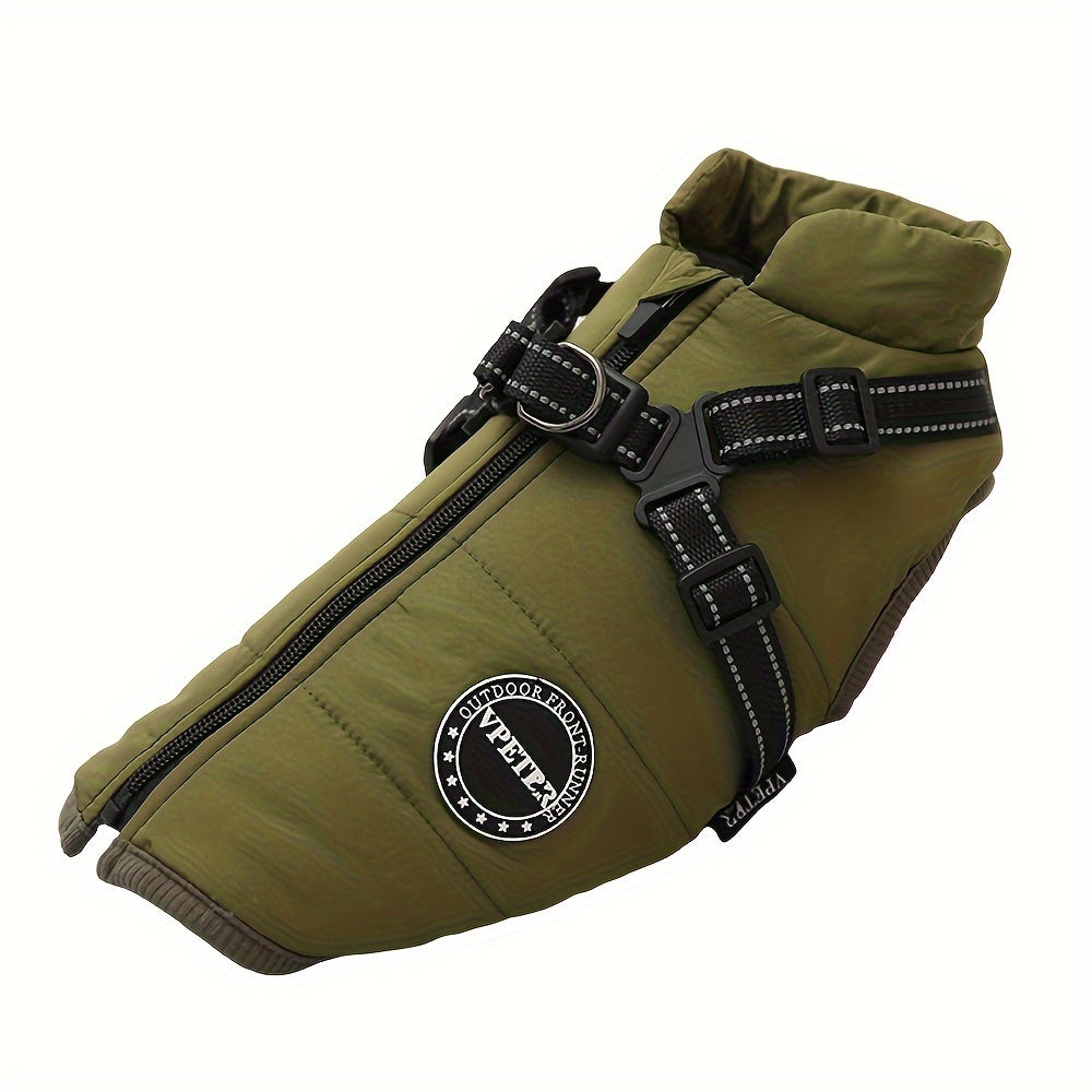 , Adjustable Buckle And Double D-Ring Harness For Small, Medium, And Large Dogs