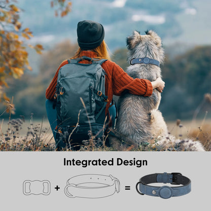 Dog Collar with pocket for Air-Tag