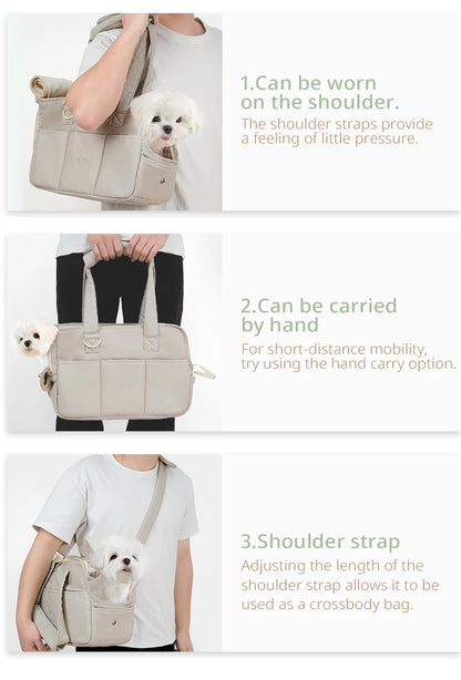 One-shoulder bags to carry small dogs