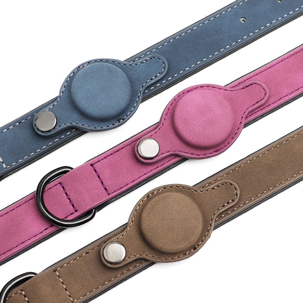 Dog Collar with pocket for Air-Tag