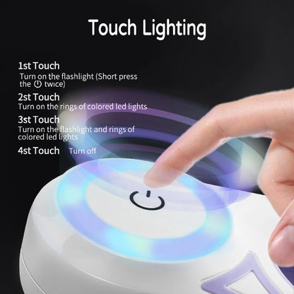 LED Retractable Leash with light