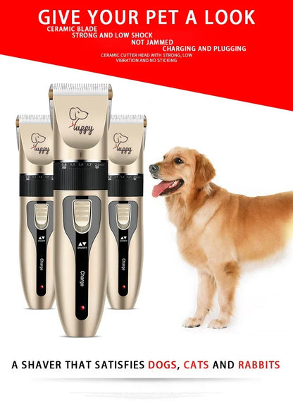 Pro Grooming Kit: Electric Pet Clipper & Trimmer for Dogs & Cats, Professional Haircut Machine Set for Easy Hair Removal
