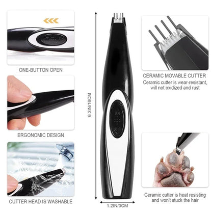 Pro Grooming Kit: Electric Pet Clipper & Trimmer for Dogs & Cats, Professional Haircut Machine Set for Easy Hair Removal