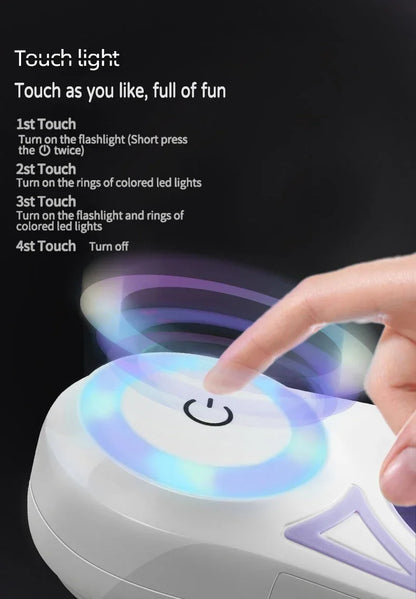 LED Retractable Leash with light