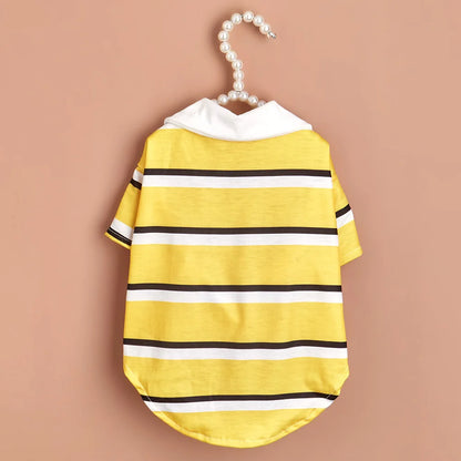 Dog Polo Striped Shirt