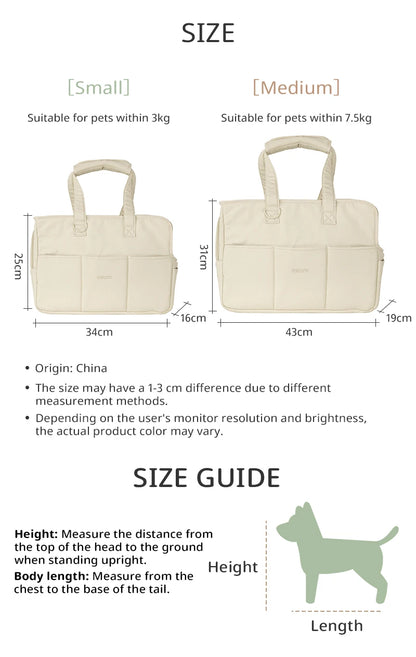 One-shoulder bags to carry small dogs