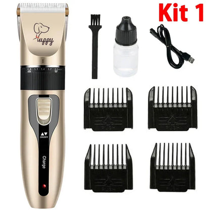 Pro Grooming Kit: Electric Pet Clipper & Trimmer for Dogs & Cats, Professional Haircut Machine Set for Easy Hair Removal