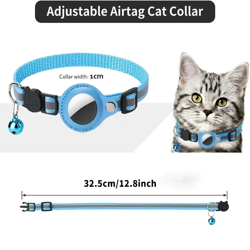 Waterproof Pet Collar with Air-tag holder