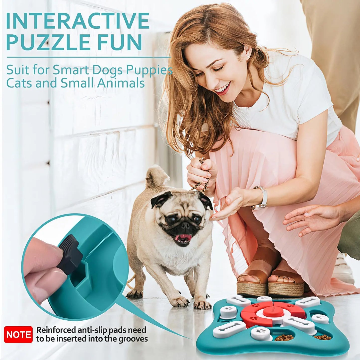 Dog Puzzle Toys, for IQ Training and Brain Stimulation Interactive Mentally Stimulating