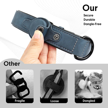 Dog Collar with pocket for Air-Tag