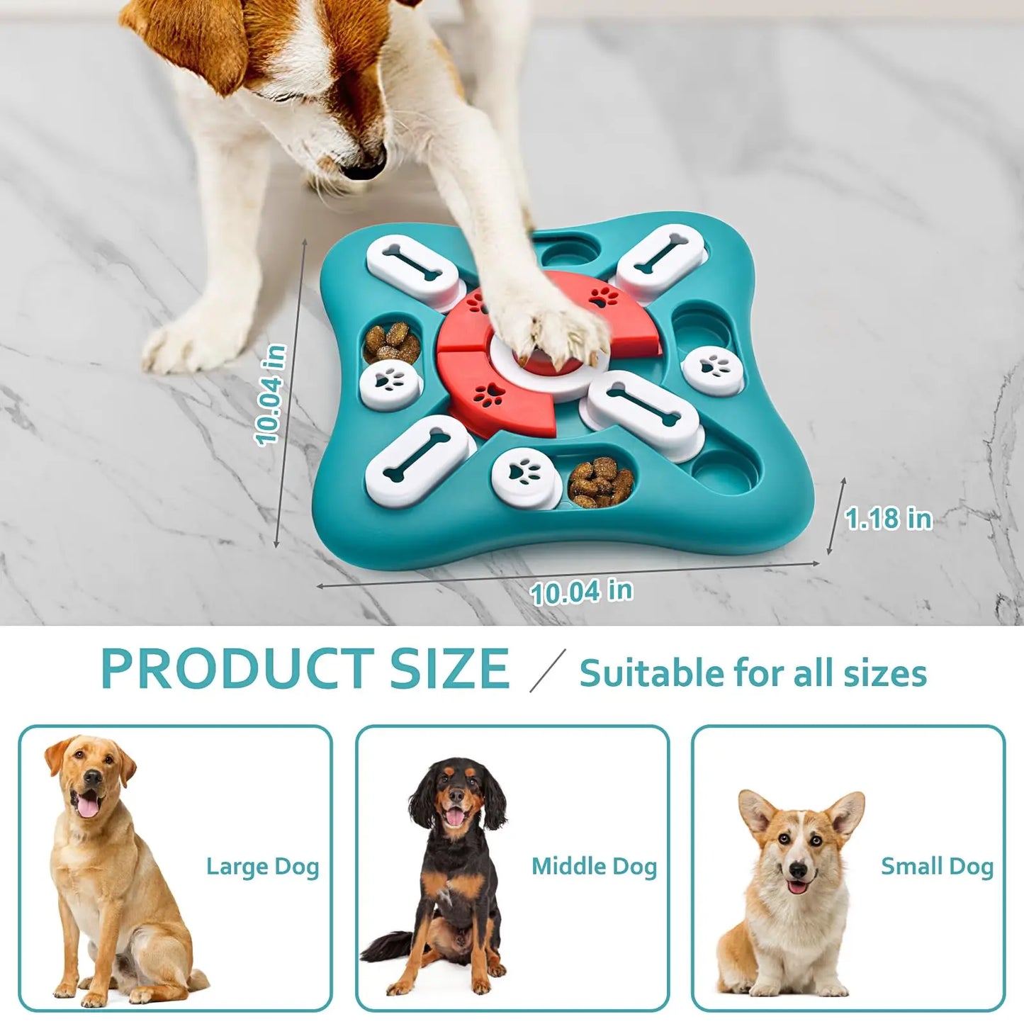 Dog Puzzle Toys, for IQ Training and Brain Stimulation Interactive Mentally Stimulating