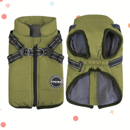 , Adjustable Buckle And Double D-Ring Harness For Small, Medium, And Large Dogs